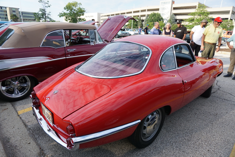 Bel Air parked for size and style comparison.